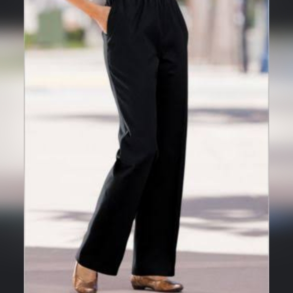 Draper's & Damon's Women's Petite Stretch Waist Pants - Picture 3 of 3